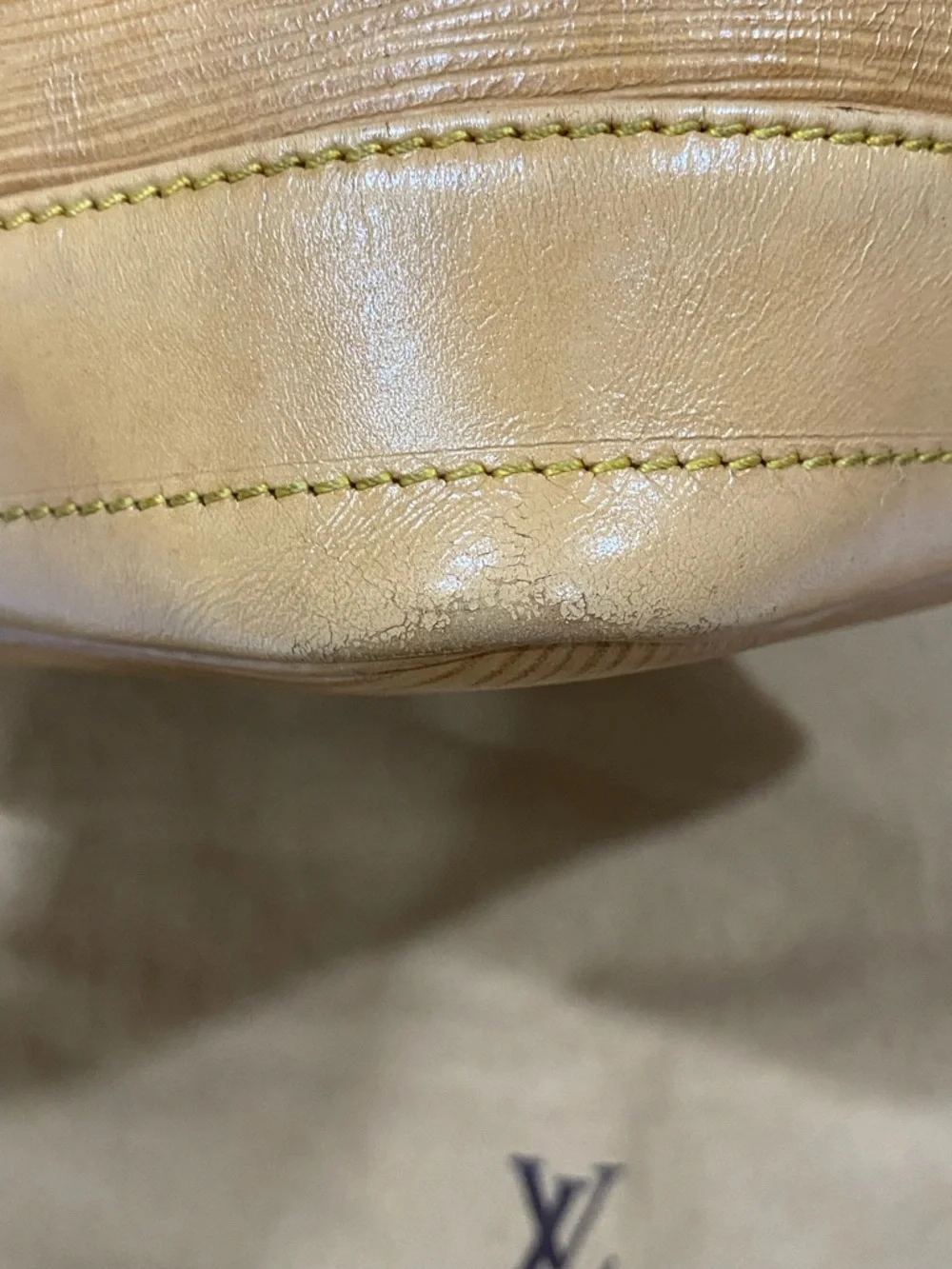 Louis Vuitton Noe Tan Epi Leather Bucket Bag - Picture 7 of 12